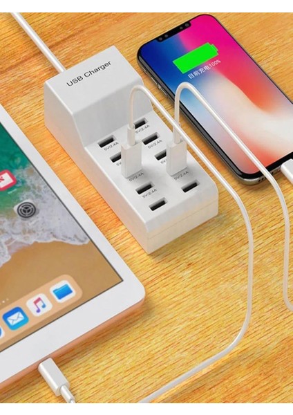 10 Port Çoklu USB Şarj Istasyonu 10 Lu USB Şarj Cihazı fiyatları