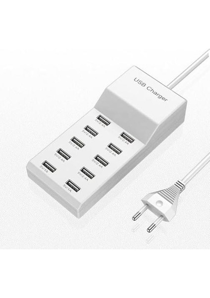 10 Port Çoklu USB Şarj Istasyonu 10 Lu USB Şarj Cihazı fırsatları