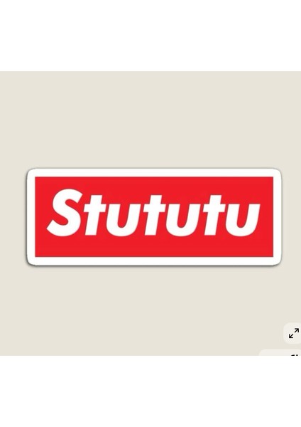 Stututu Sticker – Araba Modifiye Egzoz Mizah Tasarımı