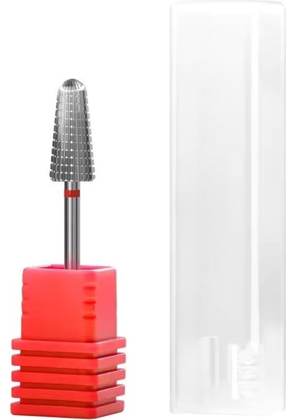 Çift Yön Manikür Çıkarma Çelik Törpü Ucu Kırmızı Volkan VLC-003