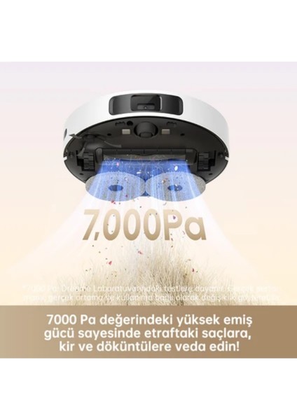 Vormax Emiş Sistemi ile L10S Plus Robot Süpürge Beyaz