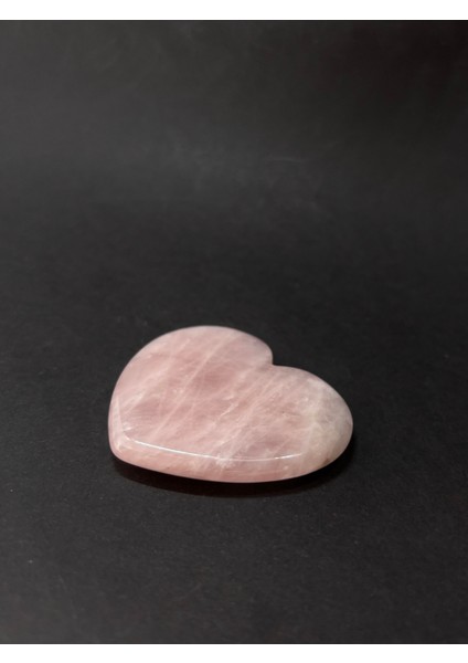 Pembe Kuvars Kalp Doğaltaş