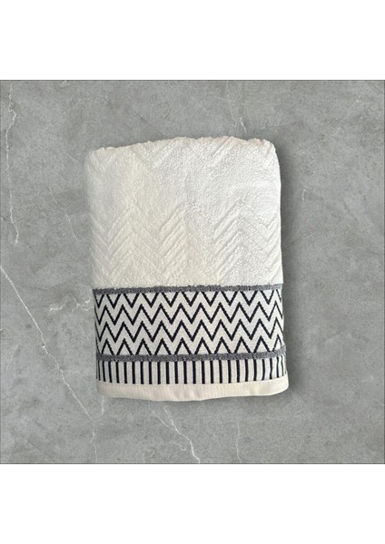 %100 Pamuk Zigzag Yüz Havlusu (50X90 Cm) fiyatları