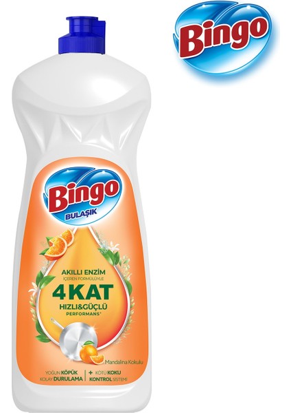 Bingo Sıvı Elde Bulaşık Deterjanı Mandalina 1500 ml
