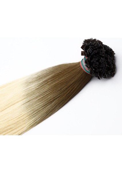 Mikro Keratin Kaynak Ombreli Kumral Platin 65CM 250 Adet