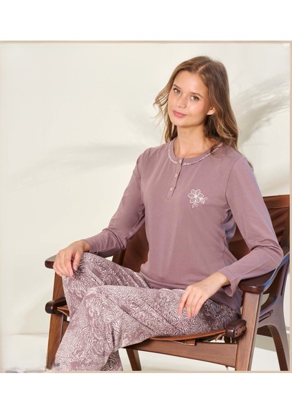 Battal Uzun Kollu Pijama Takım 3129