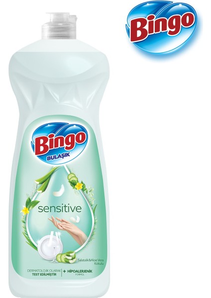 Bingo Sıvı Elde Bulaşık Deterjanı Sensitive 1500ML