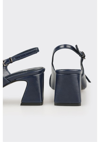 Lacivert Kadın Topuklu Ayakkabı fırsatları
