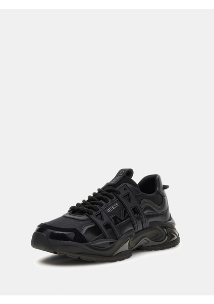 Bellu Erkek Siyah Sneaker FMFUNOELL12-BLACK