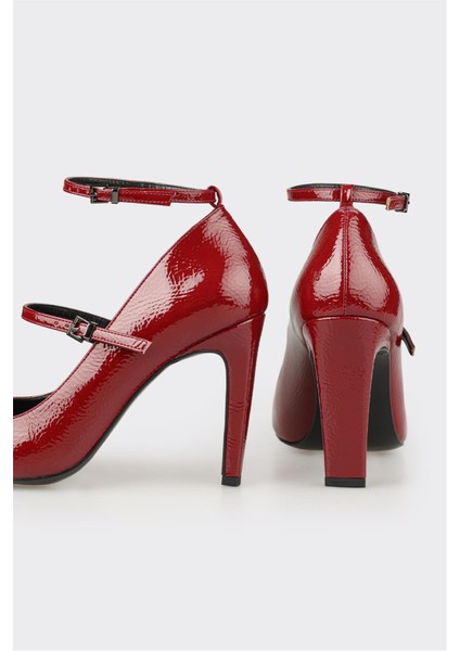 Bordo Kadın Yüksek Topuk Ayakkabı fırsatları