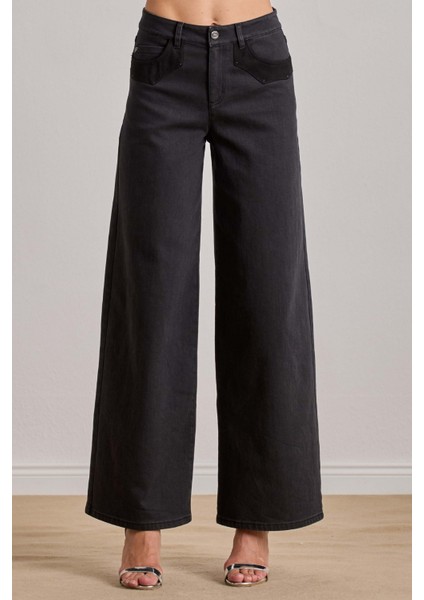 Yüksek Bel Siyah Jean Pantolon fırsatları