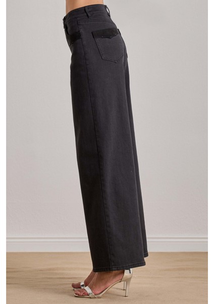 Yüksek Bel Siyah Jean Pantolon indirimleri