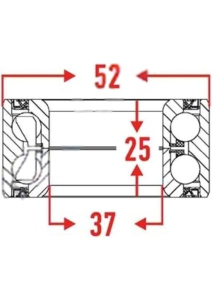 47-3513 Arka Tekerlek Rulmanı modelleri