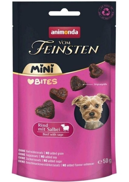 Vom Feinsten Sığır Etli Mini Irk Yetişkin Köpek Ödül Maması 50 gr