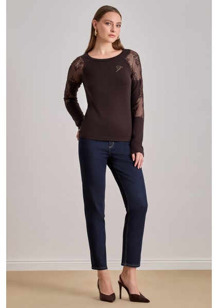 Slim Straight Mavi Jean Pantolon