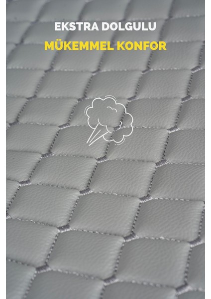 Ergonomik,ortopedik,suni Deri Kapitoneli Lüks Ototurco Koltuk Kılıfı-Minderi (7li Tam Set) modelleri
