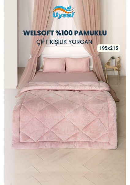 Welsoft %100 Pamuklu Çift Kişilik Yorgan