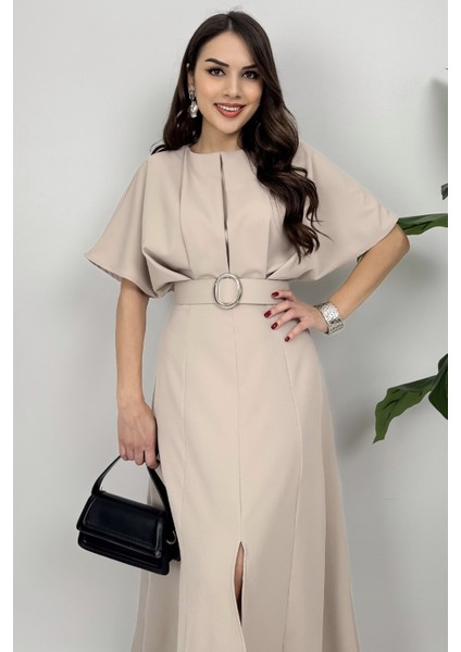 Alora Kadın Kemer Detaylı Şık Taş Elbise – Özel Günler Için Zarafet fiyatları