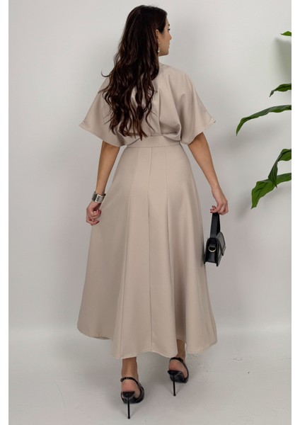 Alora Kadın Kemer Detaylı Şık Taş Elbise – Özel Günler Için Zarafet indirimleri