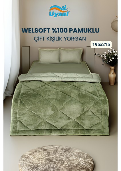 Welsoft %100 Pamuklu Çift Kişilik Yorgan