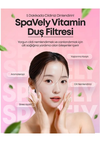 Spavely Duş Filtresi Akasya Esansı - Klor ve Kireç Karşıtı, Kokulu, C Vitaminli 150 gr