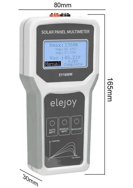 Powermaster PM-26940 1800 Watt Fotovoltaik Mppt Solar Panel Voltaj Multimetre 12-60V fırsatları