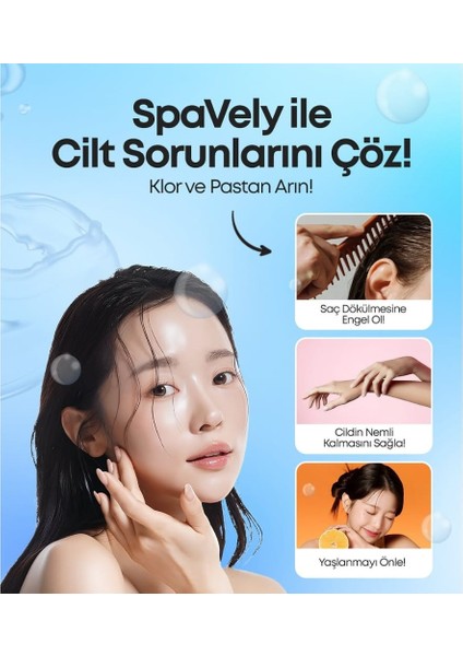 Spavely Duş Filtresi Akasya Esansı - Klor ve Kireç Karşıtı, Kokulu, C Vitaminli 150 gr