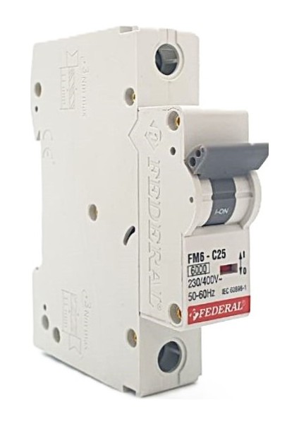 1X25A 6ka C Tipi Otomatik Sigorta 9EG-C0631-0D25 fiyatları