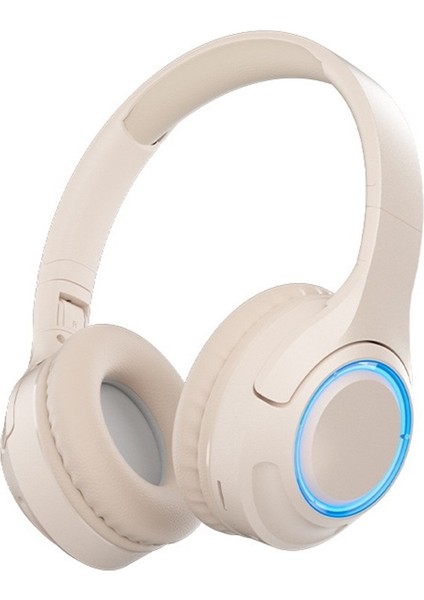 Yeni Özel Model Işıklı Bluetooth Kulaklık Başa Takılan Cep Telefonu Kablosuz E-Spor Oyun Kulaklığı Evrensel (Yurt Dışından)