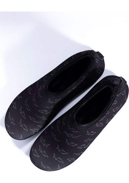 Shark Men Erkek Deniz & Havuz Ayakkabısı Shark-Men Siyah fırsatları