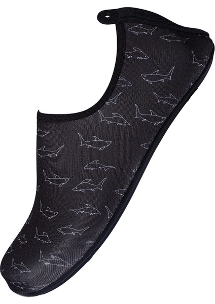 Shark Men Erkek Deniz & Havuz Ayakkabısı Shark-Men Siyah indirimleri