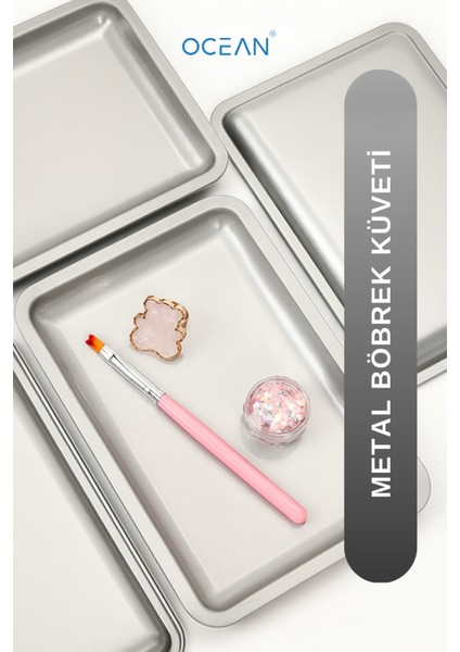 Metal Böbrek Küveti & Protez Tırnak Pens Makas Küveti