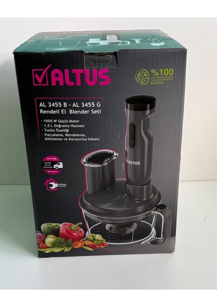 Al 3455 G 1500 W Gri El Blender Seti fiyatları