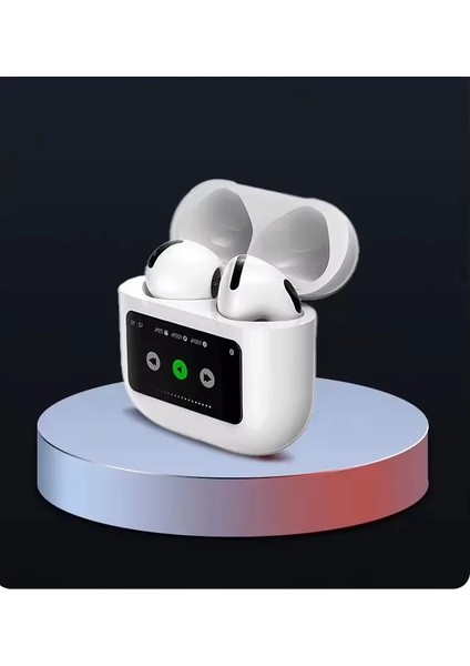 HP-695 Enc+Anc Bluetooth Kablosuz Kulaklık 5.2 LED Dokunmatik Ekranlı Şarj Kutusu Renkli LCD Hd Bass