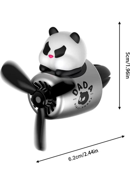 Pervaneli Klima Süsü Oto Koku Klipsi Pilot Panda Araba Hava Ferahlatıcı Turuncu