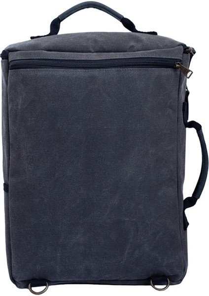 Sırt ve Omuz Günlük Seyahat Çantası Deri Aksesuarlı Mumlu Kanvas Su Geçirmez fiyatları