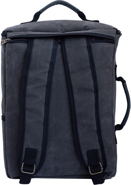 Sırt ve Omuz Günlük Seyahat Çantası Deri Aksesuarlı Mumlu Kanvas Su Geçirmez modelleri