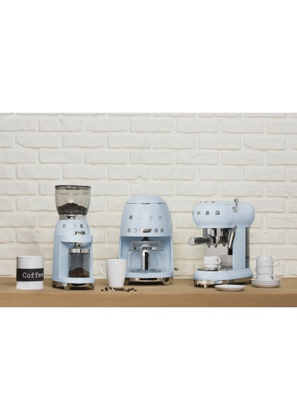 50's Style Mavi Kahve Öğütücü