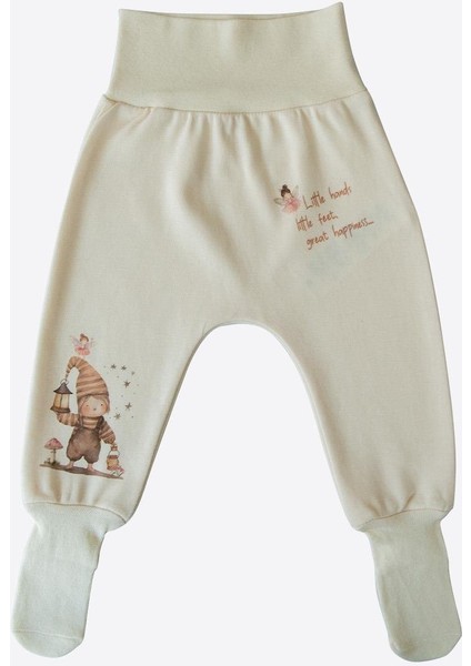 Organik Fly Üçlü Çoraptolonlu Takım - Bej modelleri