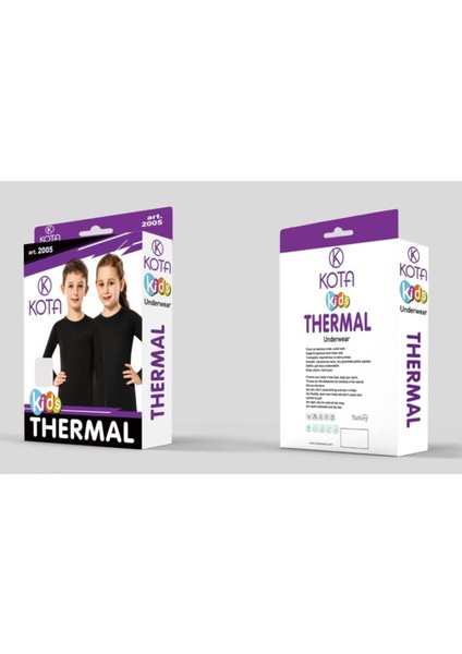 Erkek Çocuk Termal Takım Uzun Kollu Termal Bady-Tayt modelleri