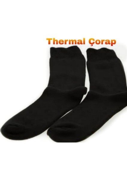 Erkek Siyah Termal Içlik Takımı Polar Bere Boyunluk Termal Çorap Seti modelleri