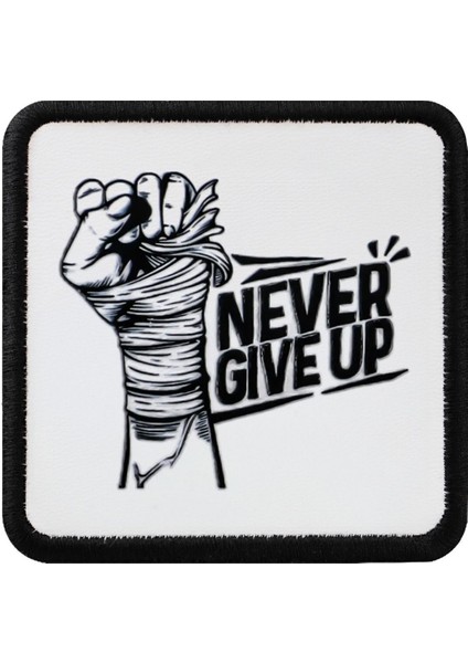 Never Give Up Logolu