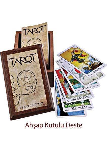 Hilal Altundal Tarot Destesi ve Kitabı – 78 Kart, 161 Sayfa, Ahşap Kutulu Rehber Set indirimleri