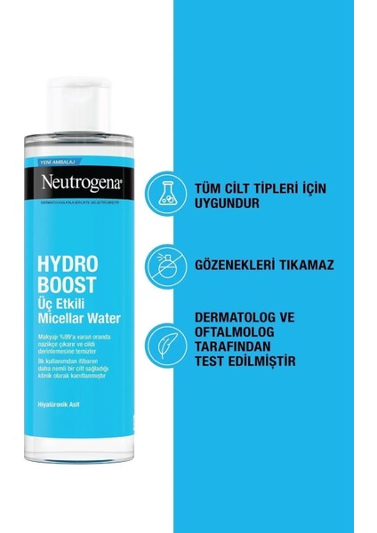 Makyaj Temizleme Suyu, Temizleme Jeli, Üç Etkili Misel Su ve Canlandırıcı Peeling - 4'lü Set indirimleri