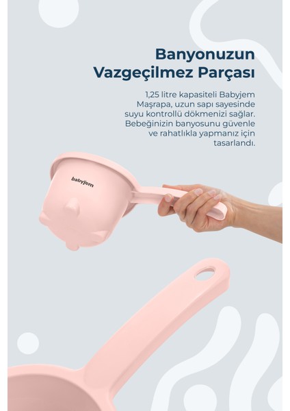Babyjem Ayaklı Banyo Seti Pembe indirimleri