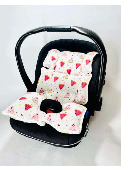 Müslin Puset Örtüsü ve Anakucağı Minderi – Nefes Alabilen, Yumuşak, Hassas Bebek Cildine Uygun Konforlu Set indirimleri