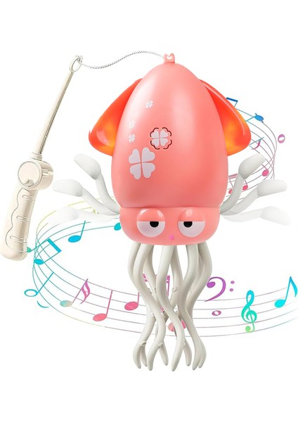 Dans Eden Şarjlı, Ledli , Işıklı ve Müzikli Dansçı Ahtapot Kali