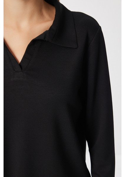 Rahat Esnek Modal Alt-Üst Takım LBY0008 Siyah fırsatları