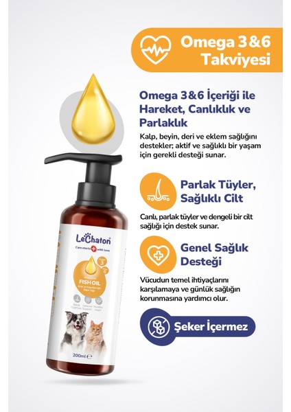 Kedi İçin Bağışıklık Güçlendirici ve Tüy Döküm Dökülmesi Önleyici Set (Balık yağı - Damla - Tablet) fiyatları