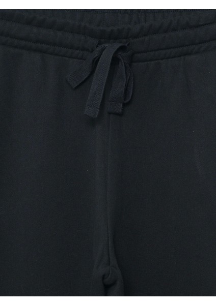 Xsıde Siyah Beli Lastikli Kadın Eşofman Altı